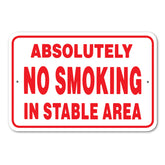 Noble Beasts - Sign Absolutely No Smoking In Stable Area