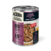 Champion Petfoods, Acana - All Dog Breeds, All Life Stages  Premium Chunks, Lamb Recipe in Bone Broth