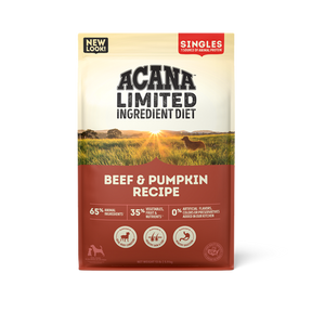 Champion Petfoods Acana Singles - All Dog Breeds, All Life Stages Singles, Beef & Pumpkin Recipe