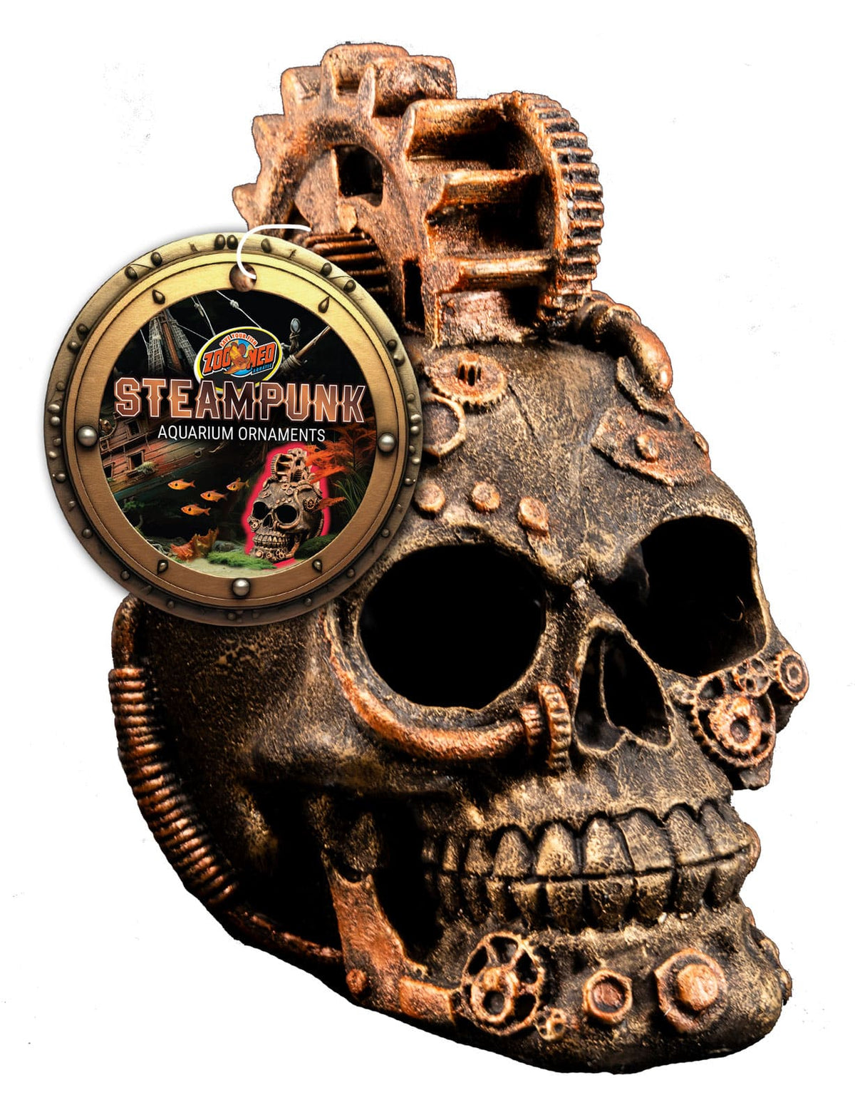 Zoo Med - Steampunk Skull Ornament