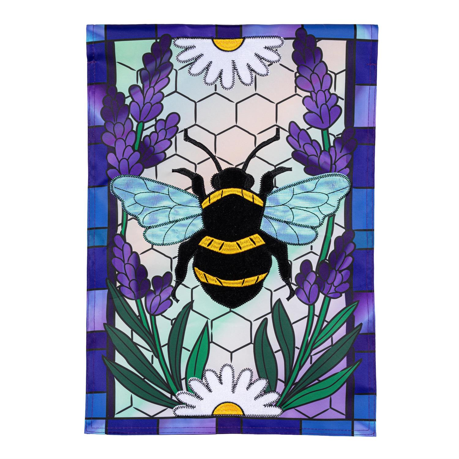 Evergreen Enterprises - Flag Lavender Honey Bee