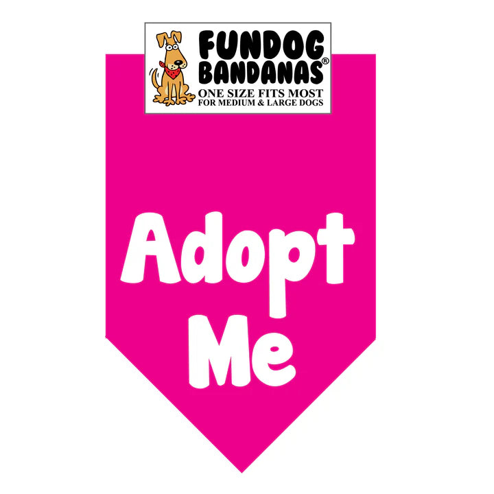 FunDog Bandanas - Dog Bandana Adopt Me