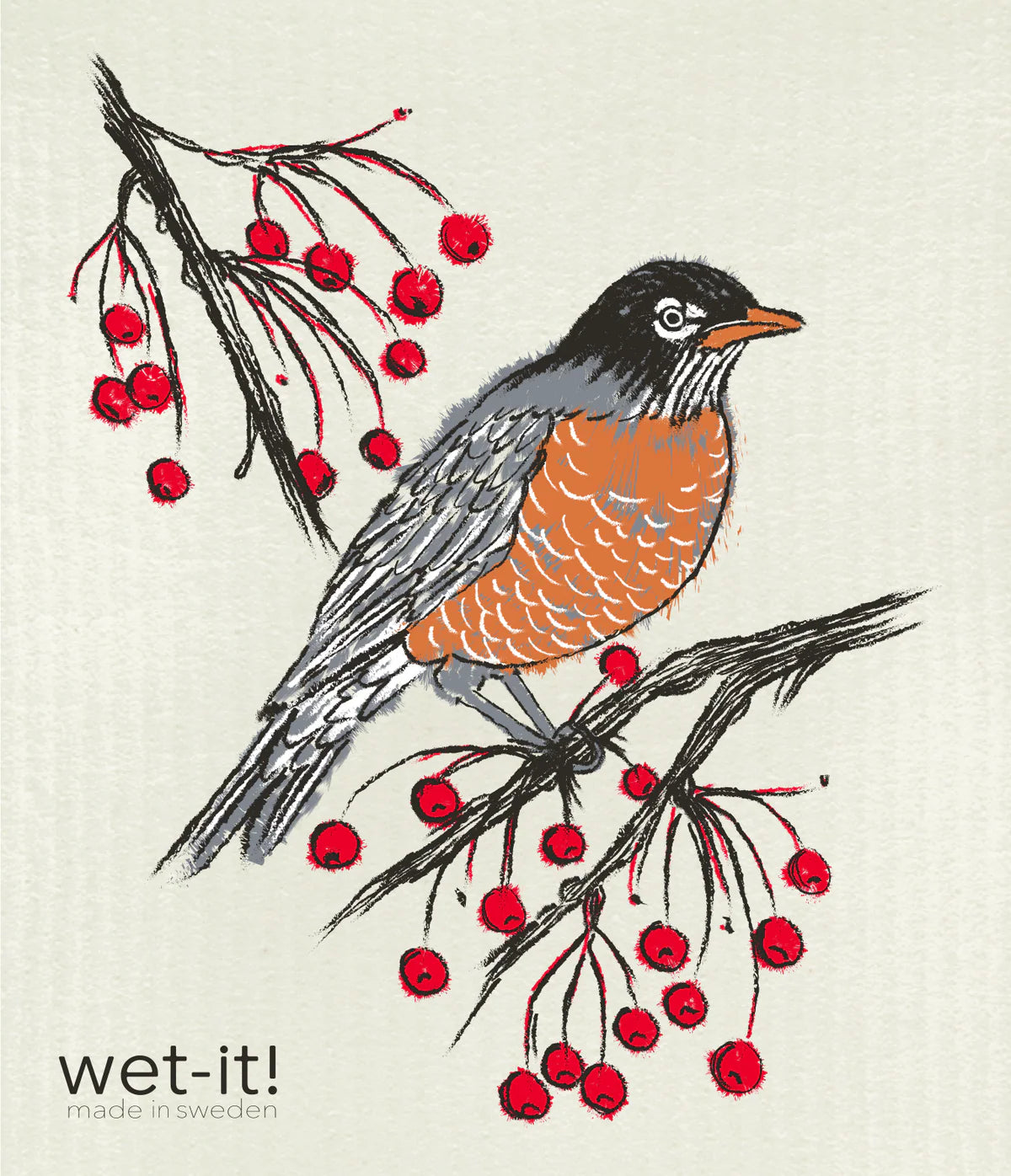 Wet-it! - American Robin Swedish Cloth
