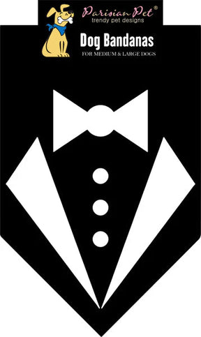 Parisian Pet - Dog Bandana Tuxedo