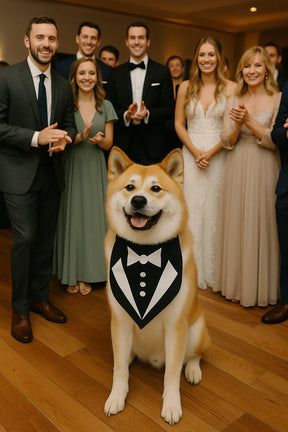 Parisian Pet - Dog Bandana Tuxedo