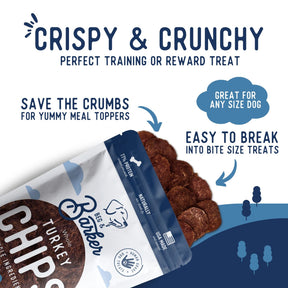 Beg & Barker - Turkey Gizzard Chips Dog Treats 3.5 ounces