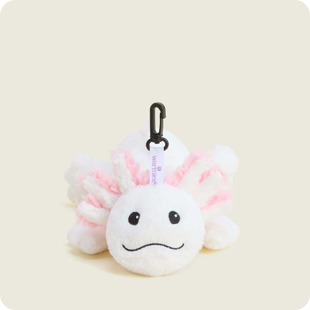 Warmies Bag Charm Axolotl