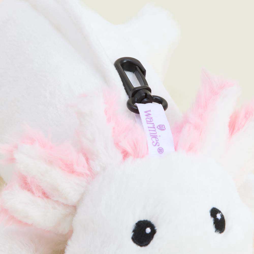 Warmies Bag Charm Axolotl