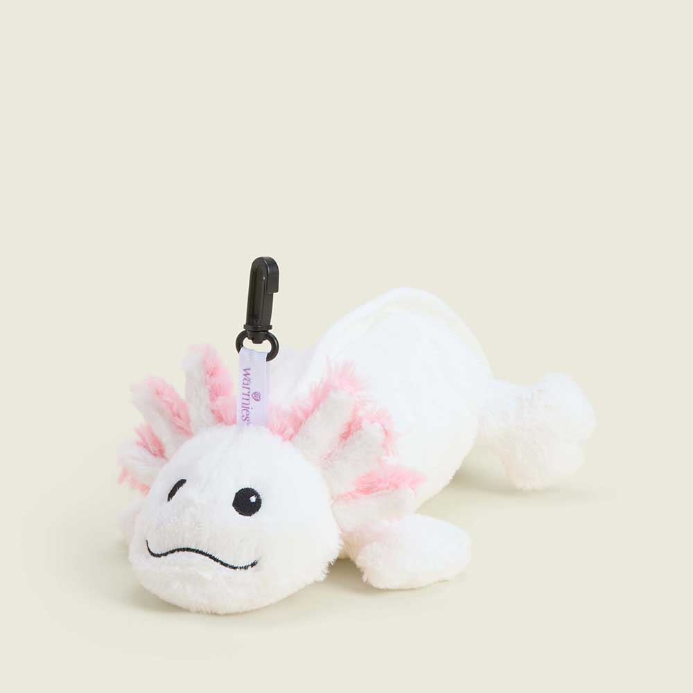 Warmies Bag Charm Axolotl