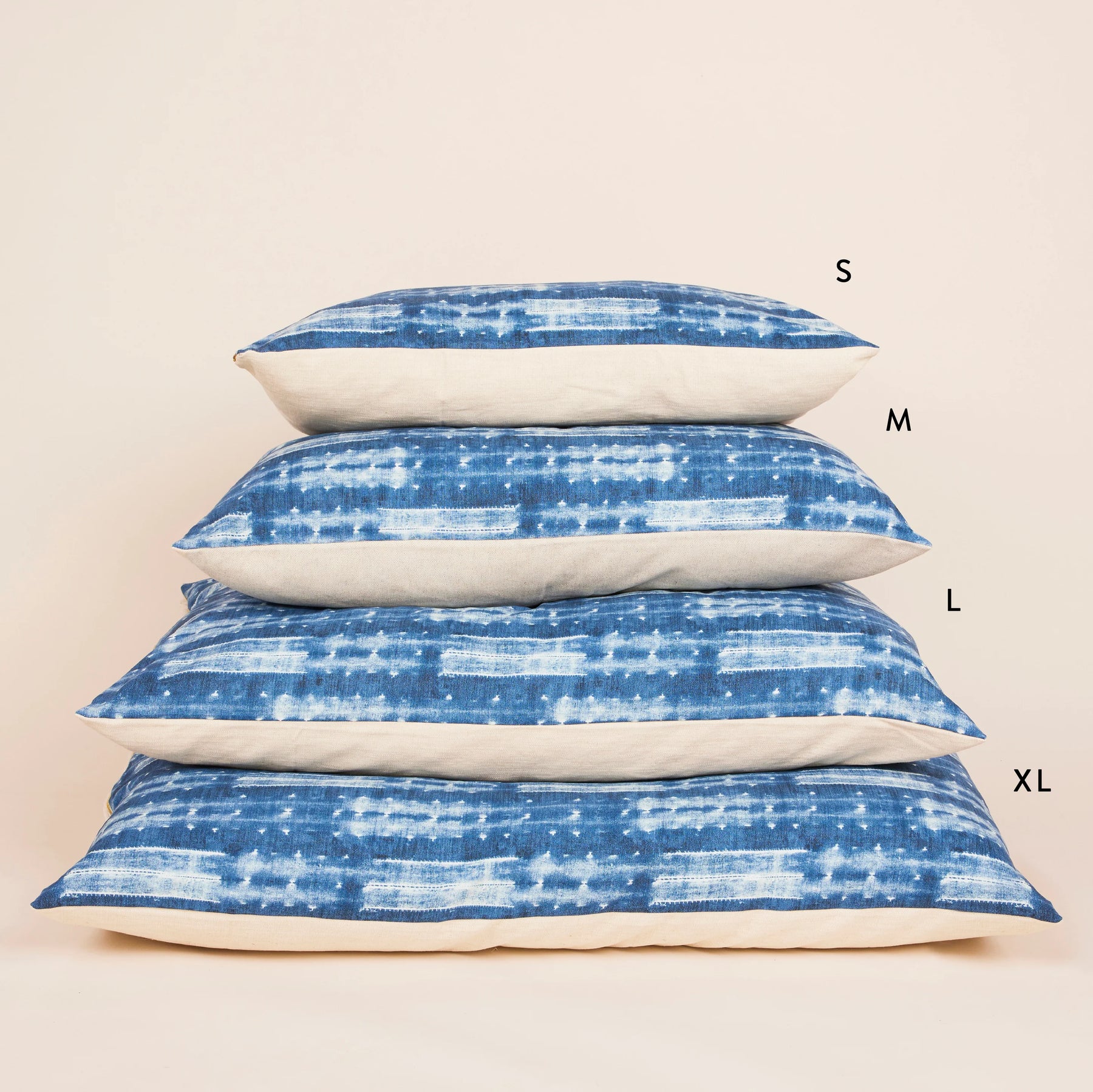 The Foggy Dog - Dog Bed Lake Blue Stripe