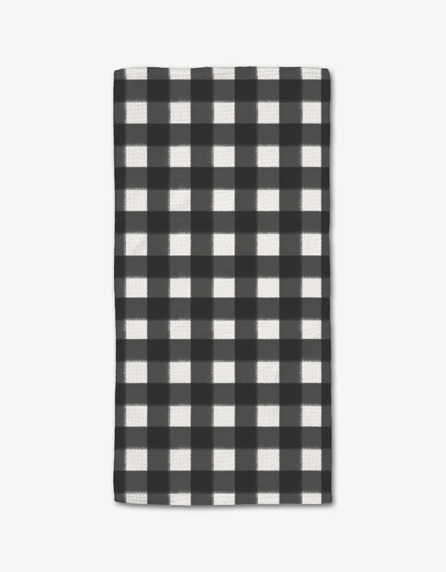 Geometry - Bar Towel Coal Stripes
