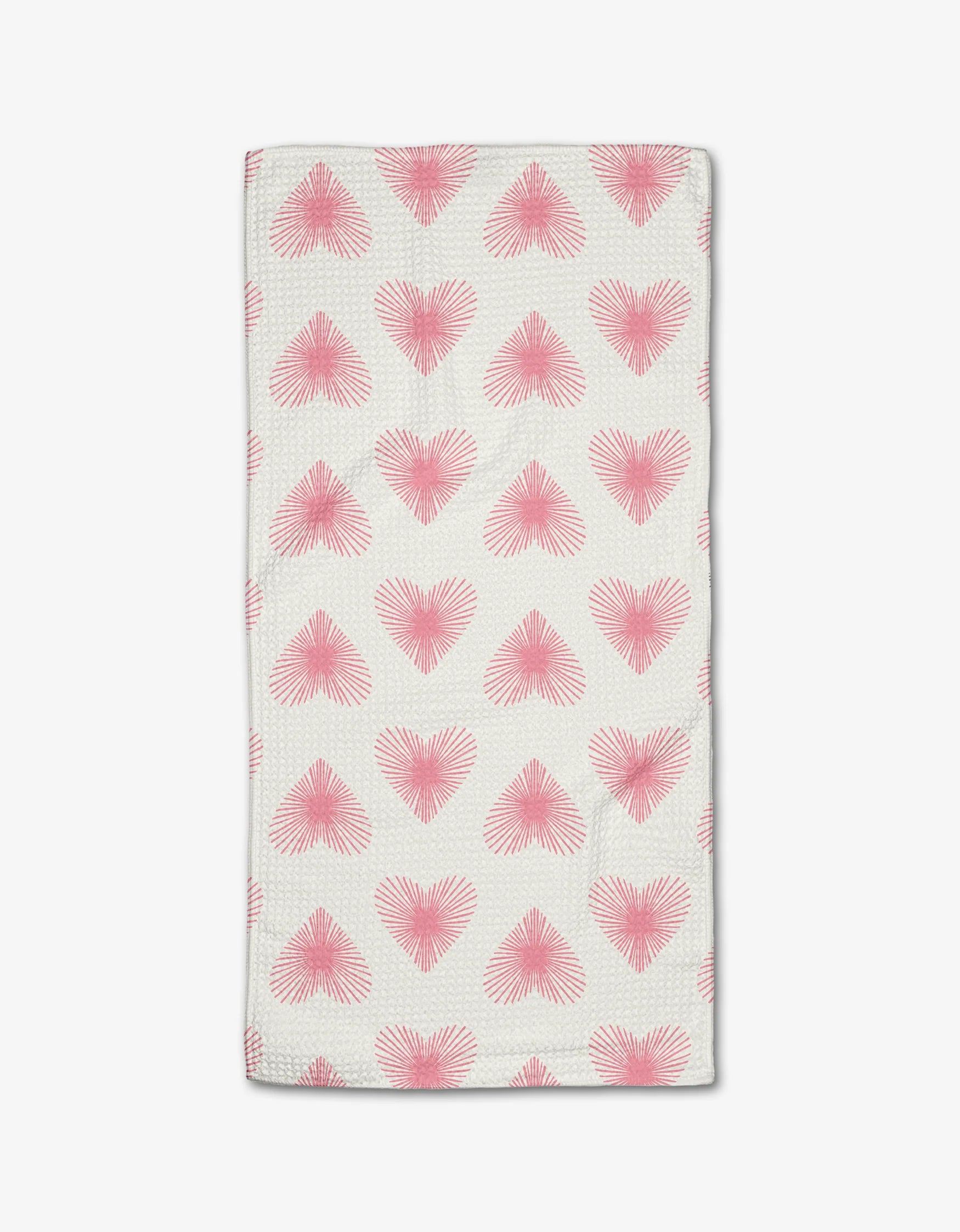 Geometry Bar Towel Lifeline Hearts
