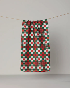 Geometry - Bar Towel Noel Plaid