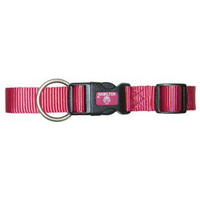 Collar Nylon Adjustable with Brushed Nickle