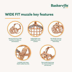 Company Of Animals - Muzzle Baskerville Wide Fit