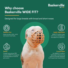 Company Of Animals - Muzzle Baskerville Wide Fit