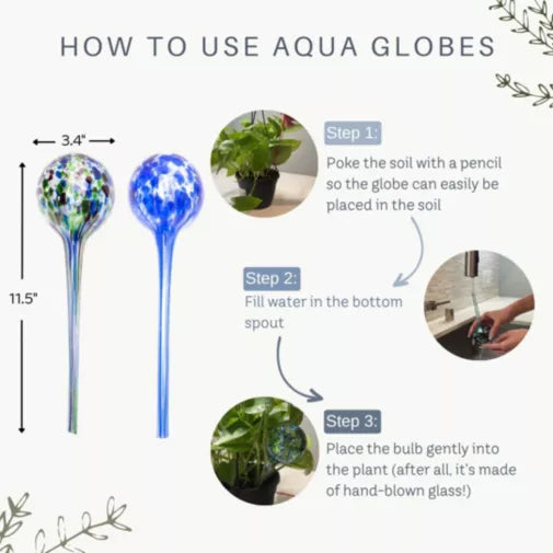 diy plant watering globes 123 Creations