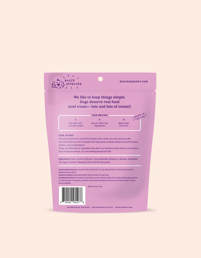 Bocce's Bakery - Soft & Chewy Berry Bliss Dog Treats