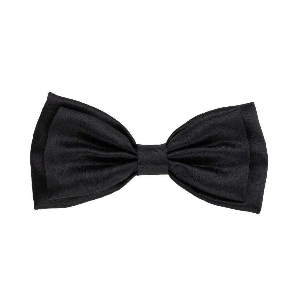 Huxley & Kent - Bow Tie Black Satin