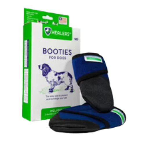 Booties for Dogs (2 Booties & 2 Gauze Inserts)