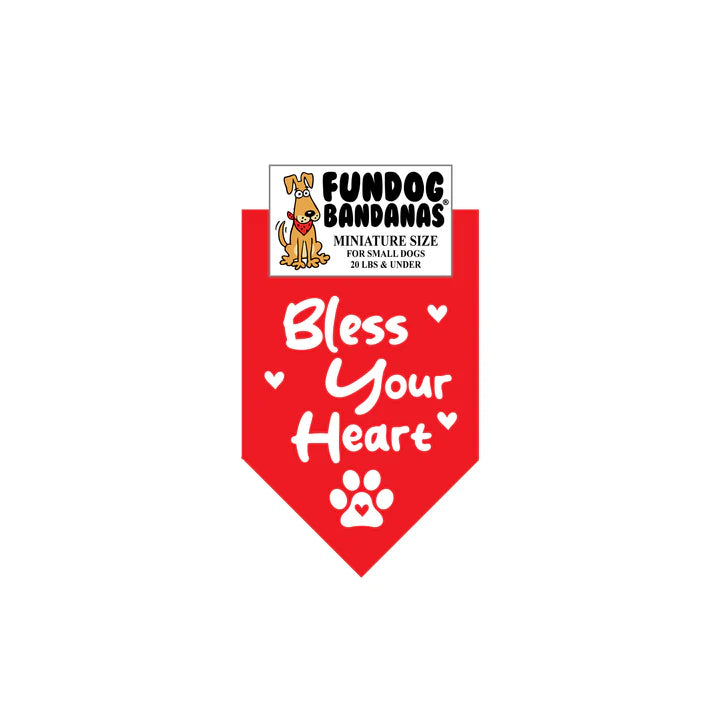 FunDog Bandanas - Dog Bandana Bless Your Heart