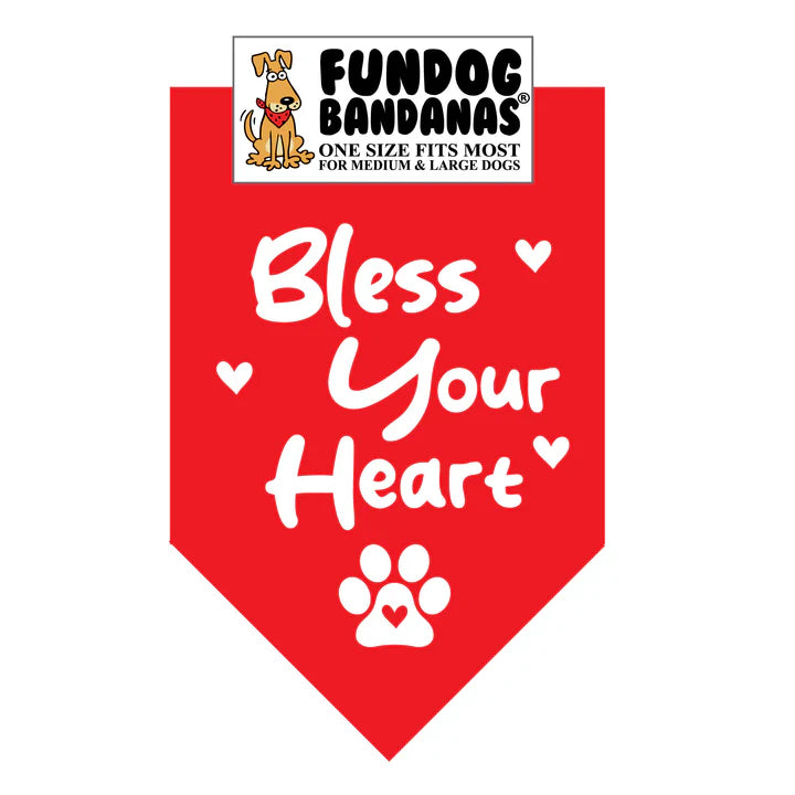 FunDog Bandanas - Dog Bandana Bless Your Heart