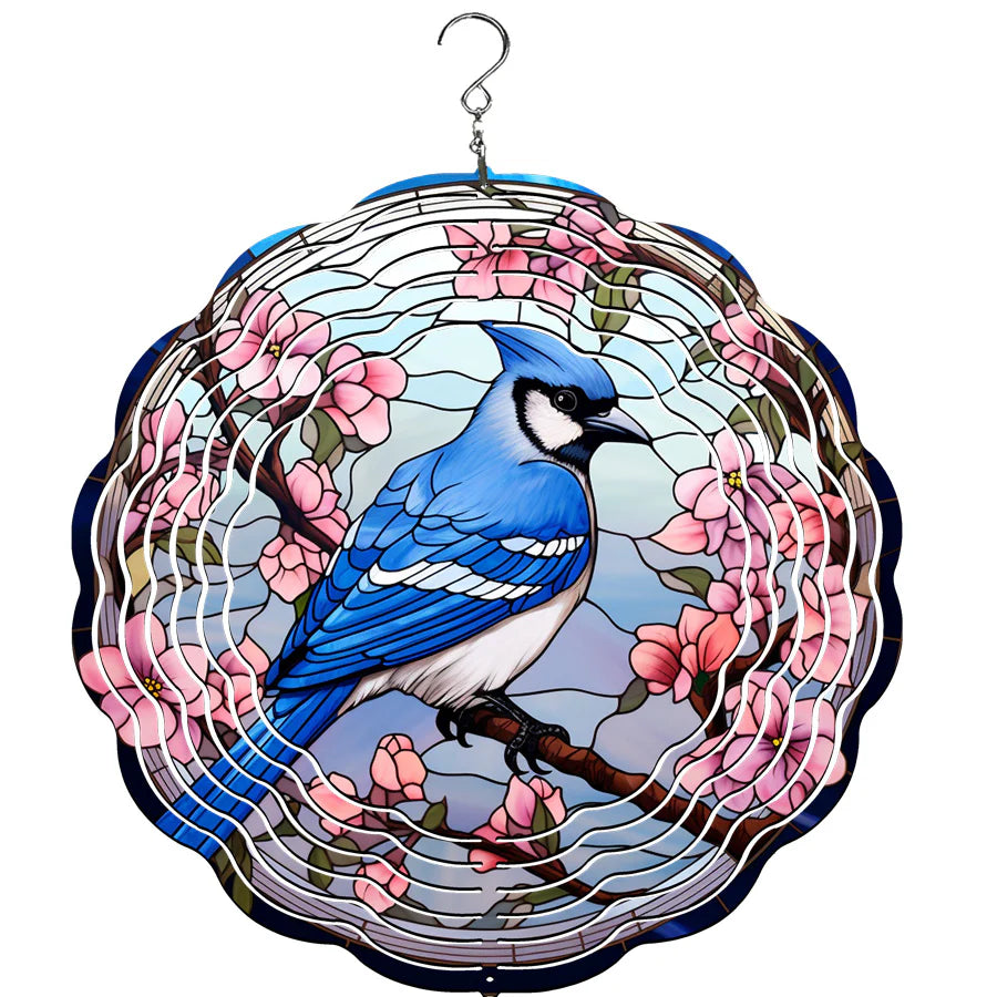 Traci's Fun Creations - Wind Spinner Blue Jay