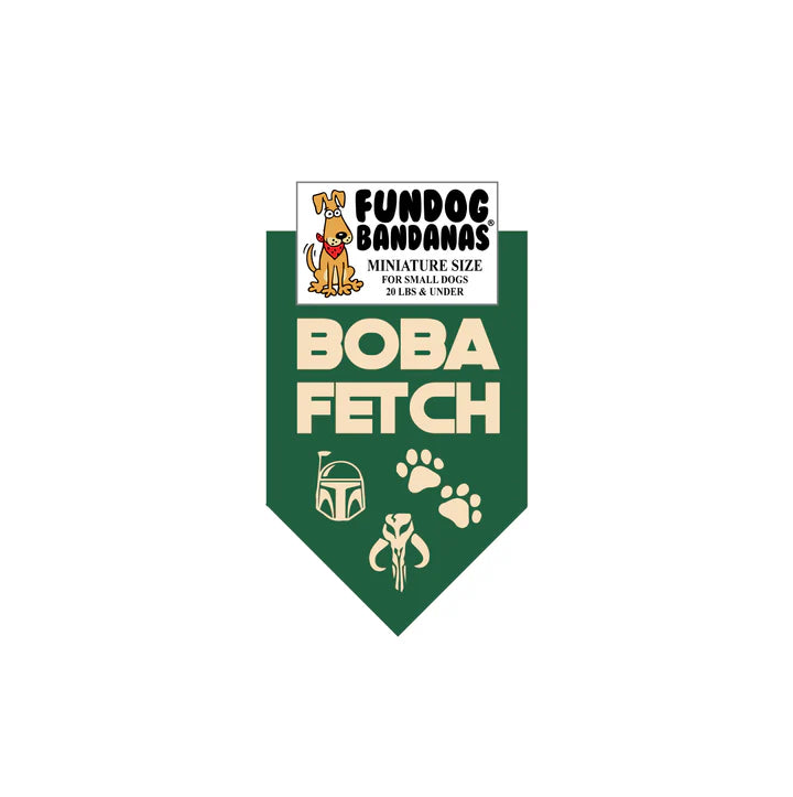 FunDog Bandanas - Dog Bandana BOBA FETCH