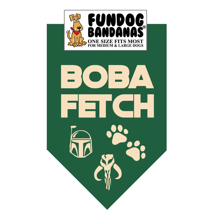 FunDog Bandanas - Dog Bandana BOBA FETCH