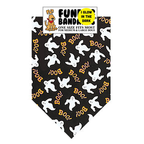 FunDog Bandanas - Dog Bandana Boo Ghost Glow