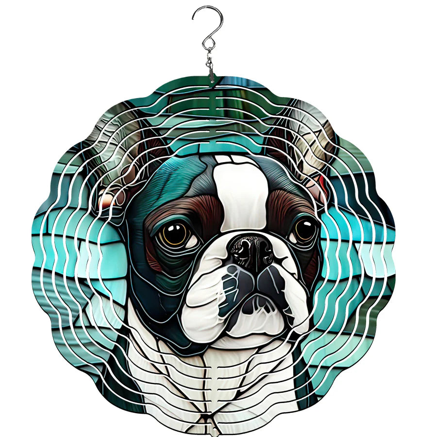 Traci's Fun Creations - Wind Spinner Boston Terrier
