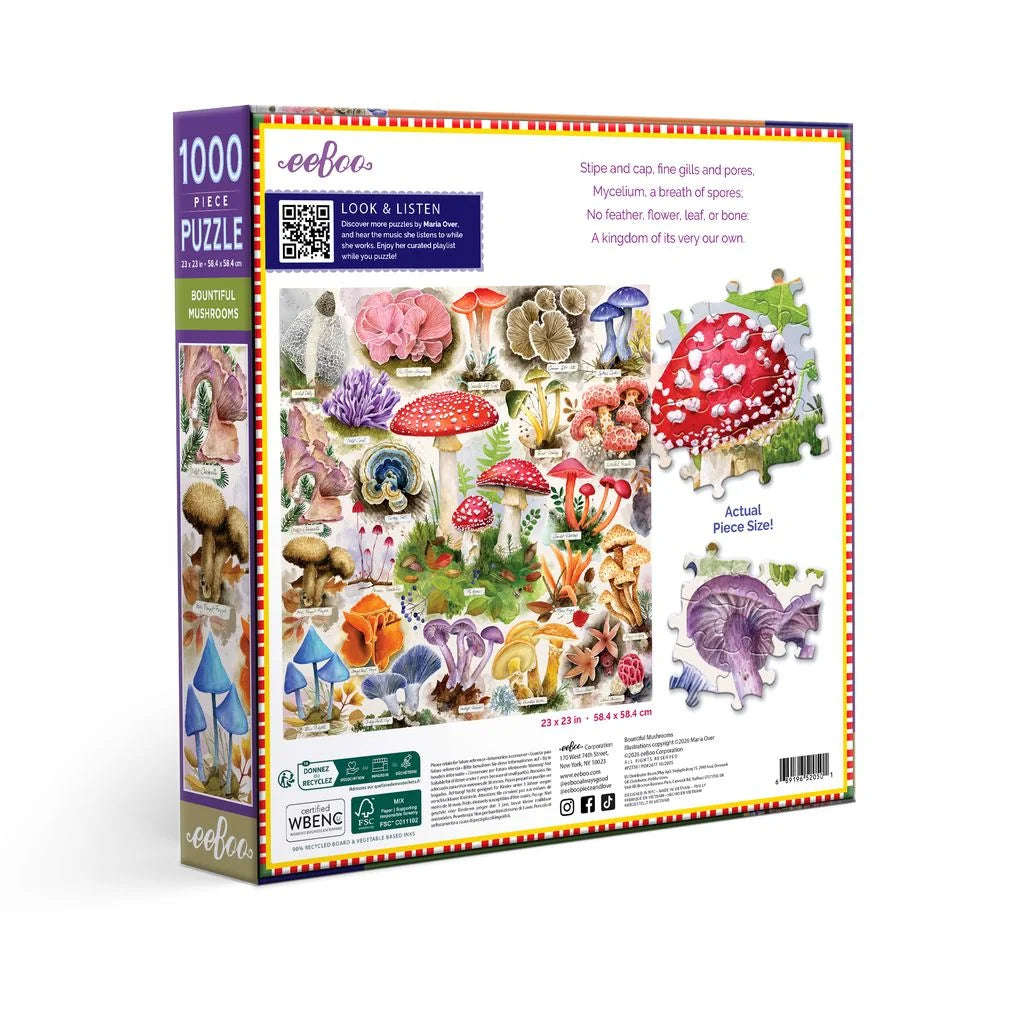 eeBoo - Puzzle Bountiful Mushrooms