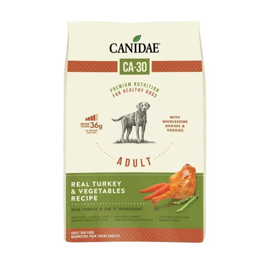 Canidae - All Breeds, Adult Dog CA-30 LID Real Turkey & Vegetables Recipe Dry Dog Food