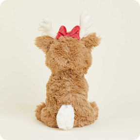 Warmies Reindeer Red Bow