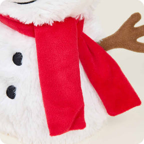 Warmies Snowman Red Scarf