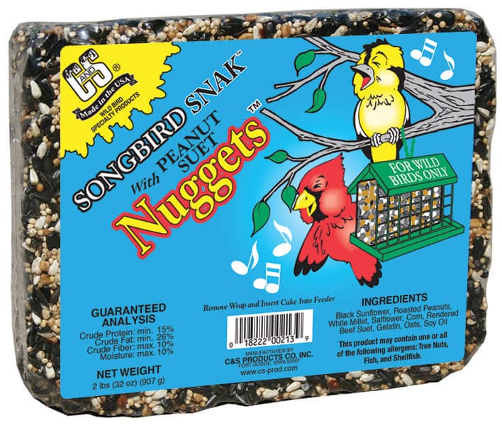 Songbird Snak w/ Peanut Suet Nuggets