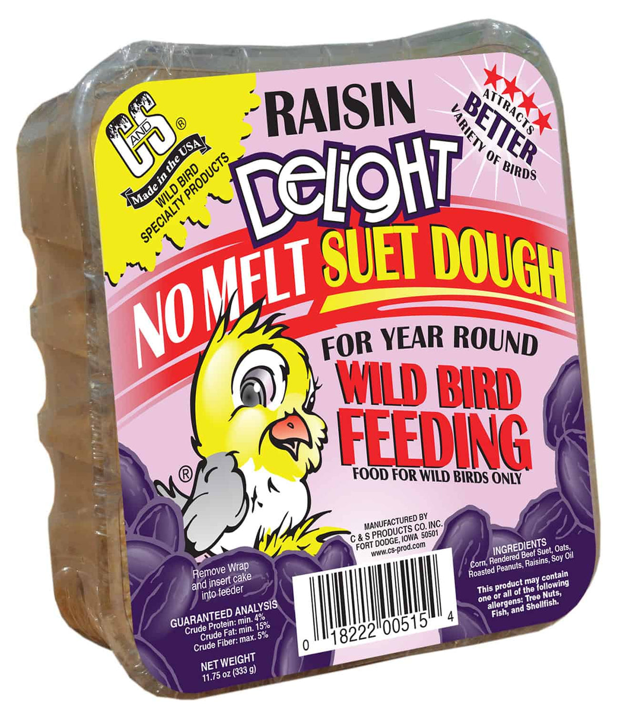 Raisin Delight Suet No Melt