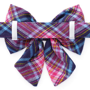 Dog Bow Lady Camilla Plaid