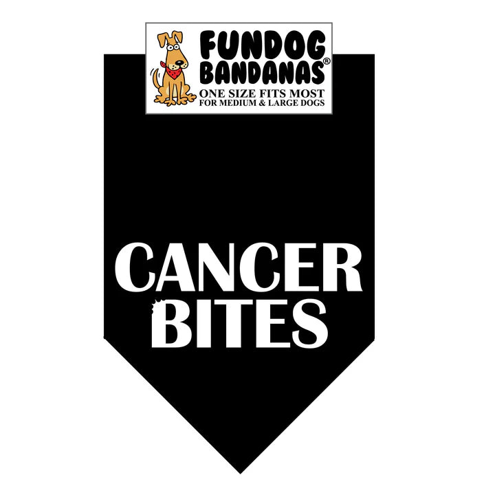 FunDog Bandanas - Dog Bandana Cancer Bites
