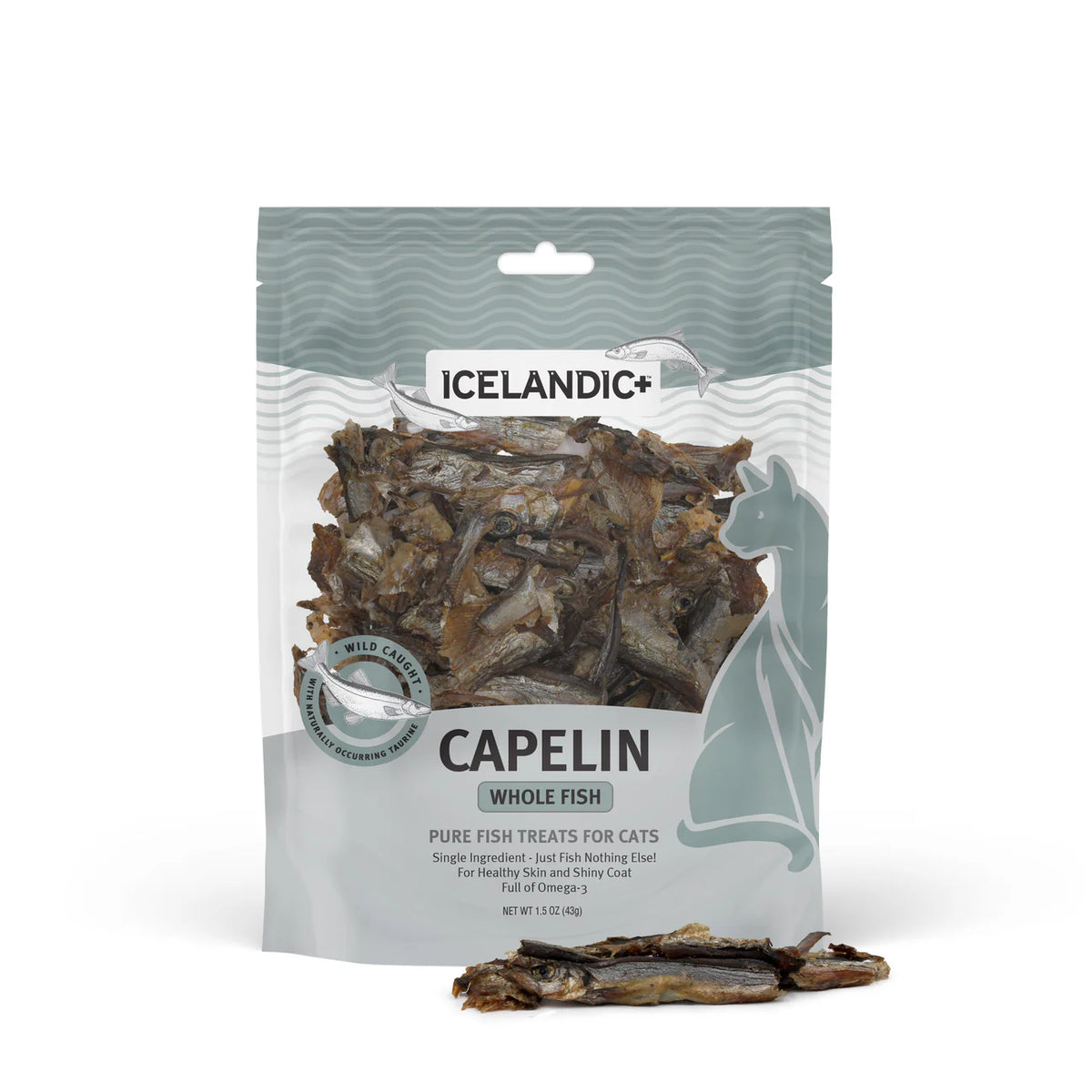 Icelandic+ - Capelin Whole Fish & Pieces Cat Treats