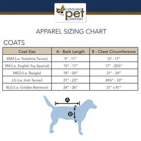 Carolina Pet - Pendleton Waterproof Hooded Rain Coat & Carry Bag