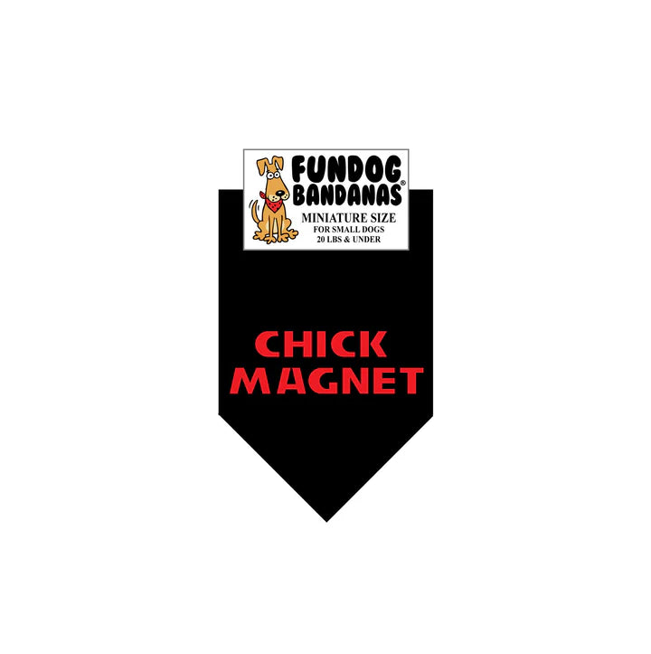 FunDog Bandanas - Dog Bandana Chick Magnet