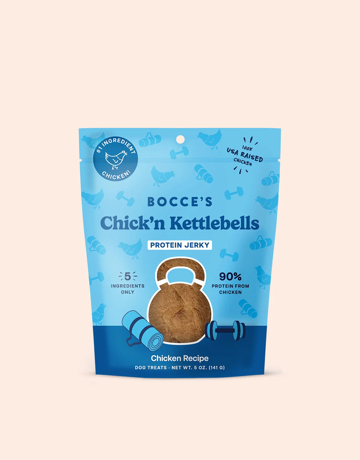 Bocce's Bakery - Chick'n Kettlebells Jerky
