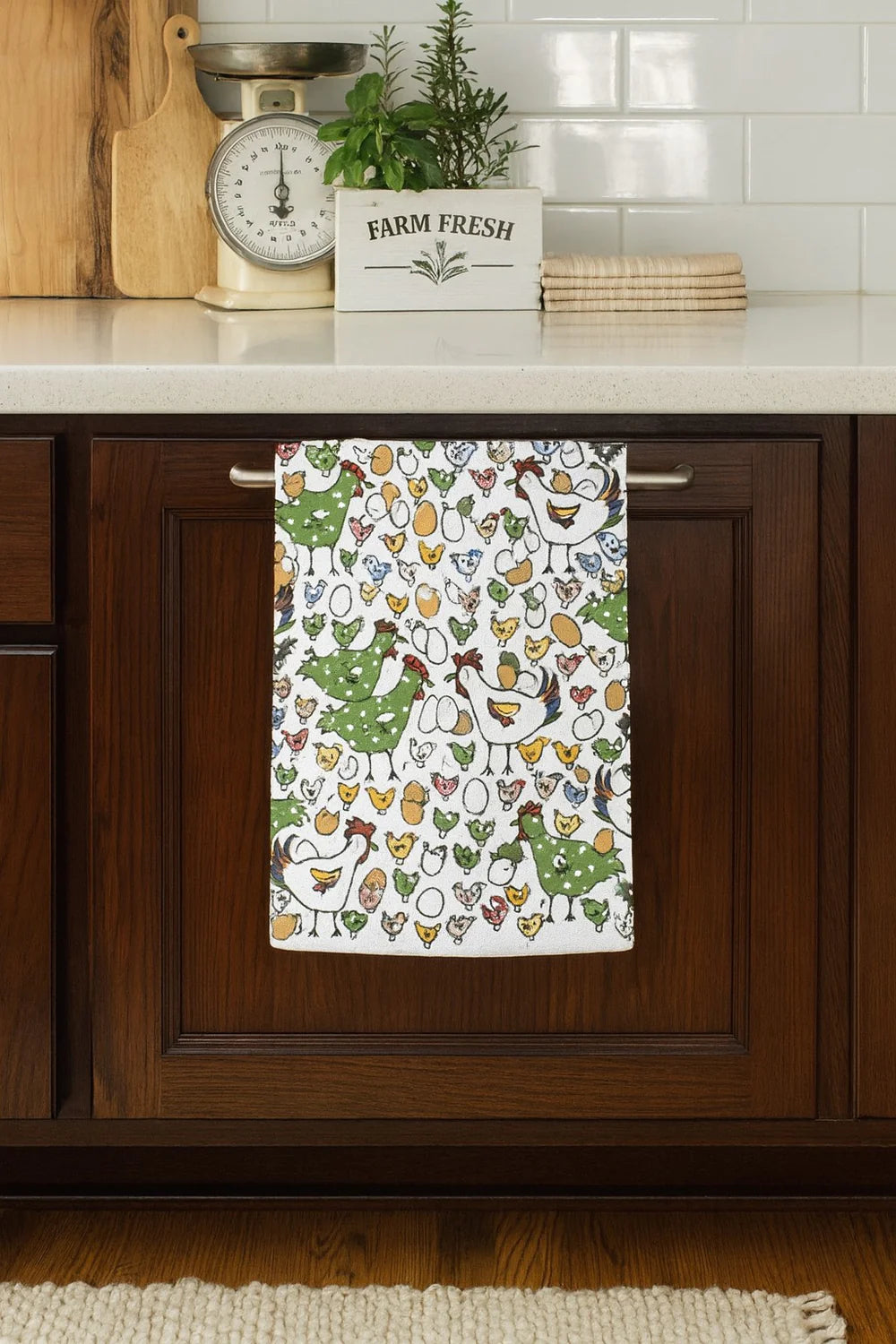 Wet-it! - Chicken Coop Tea Towel