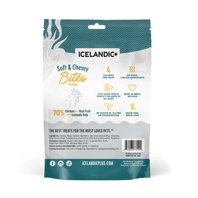Icelandic+ Soft & Chewy Bites Chicken, Blackberry, & Kelp Treats For Dogs