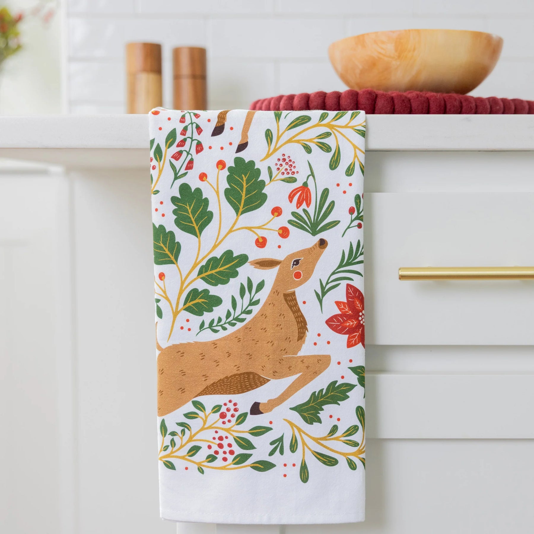 Gingiber -Tea Towel Christmas Forest