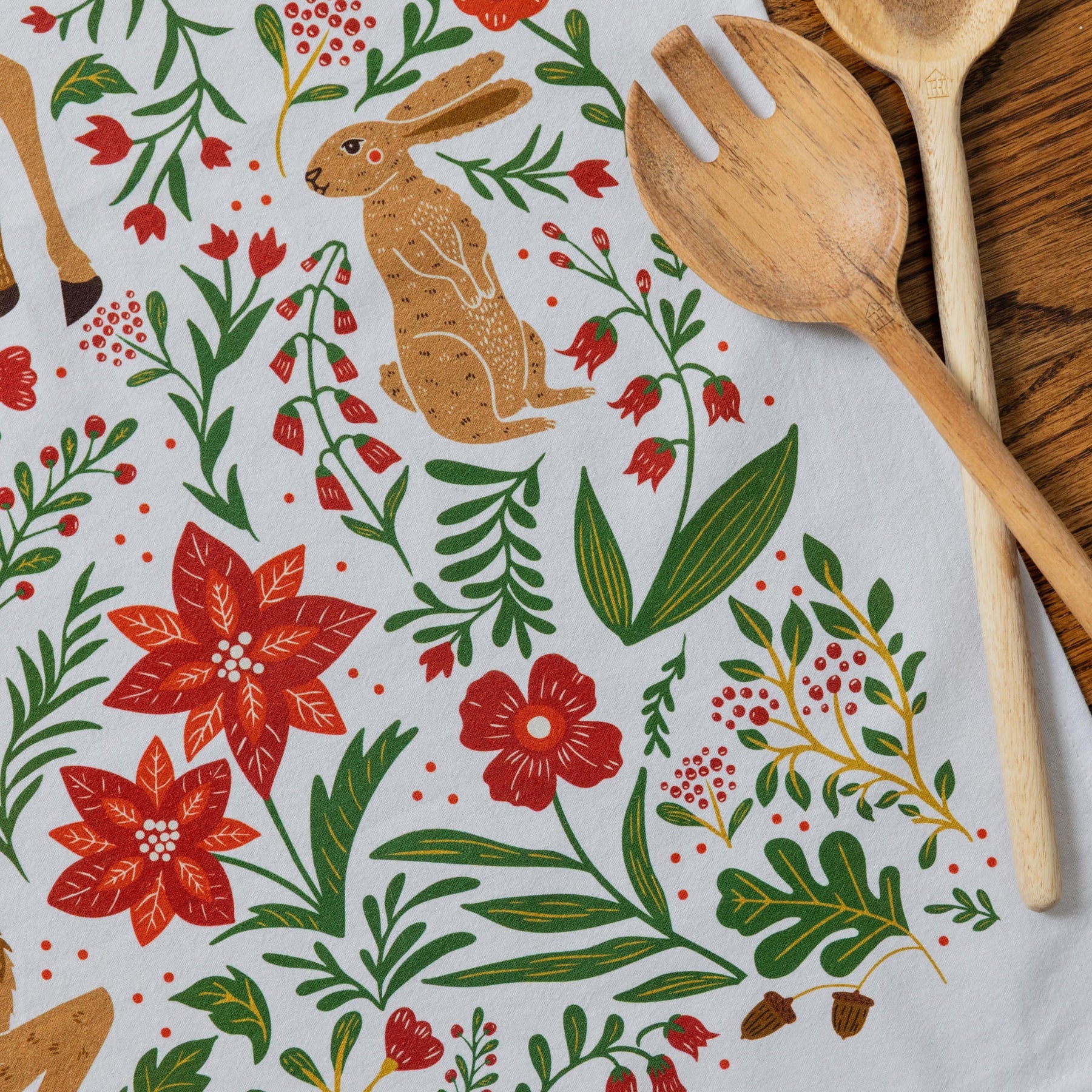 Gingiber -Tea Towel Christmas Forest