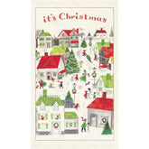 Cavallini Papers & Co - Tea Towel Christmas Village