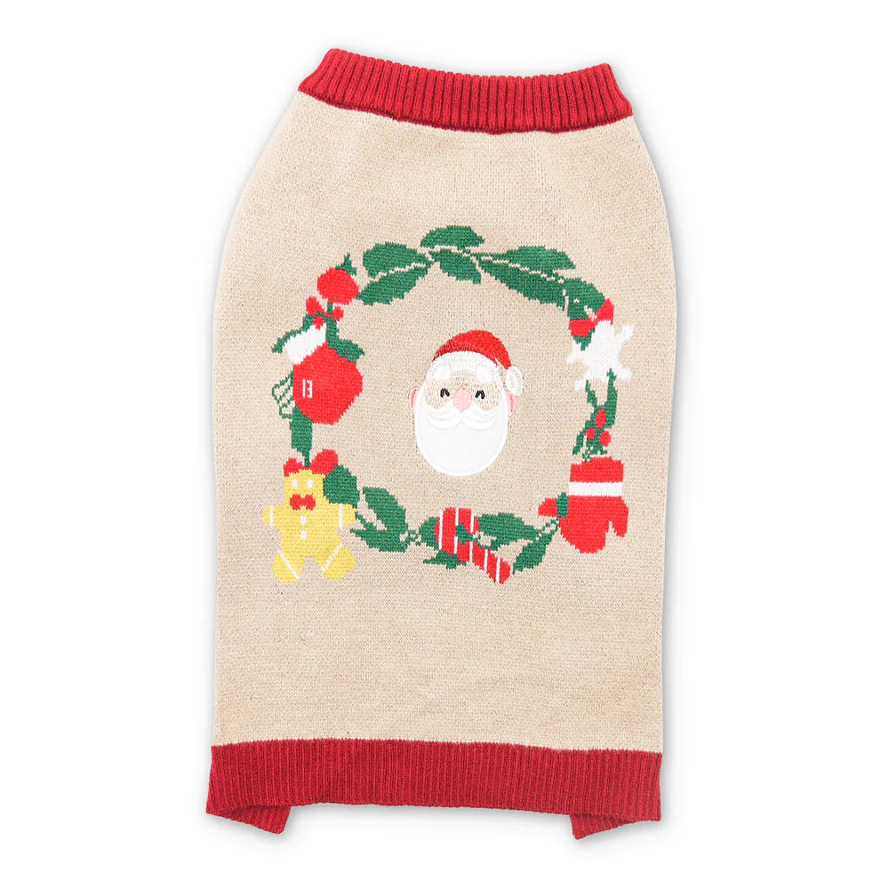 Dogo Pet - Sweater Christmas Wreath