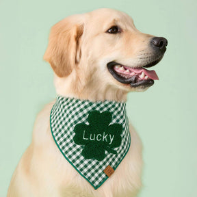 Foggy Dog - Dog Bandana Clover Applique
